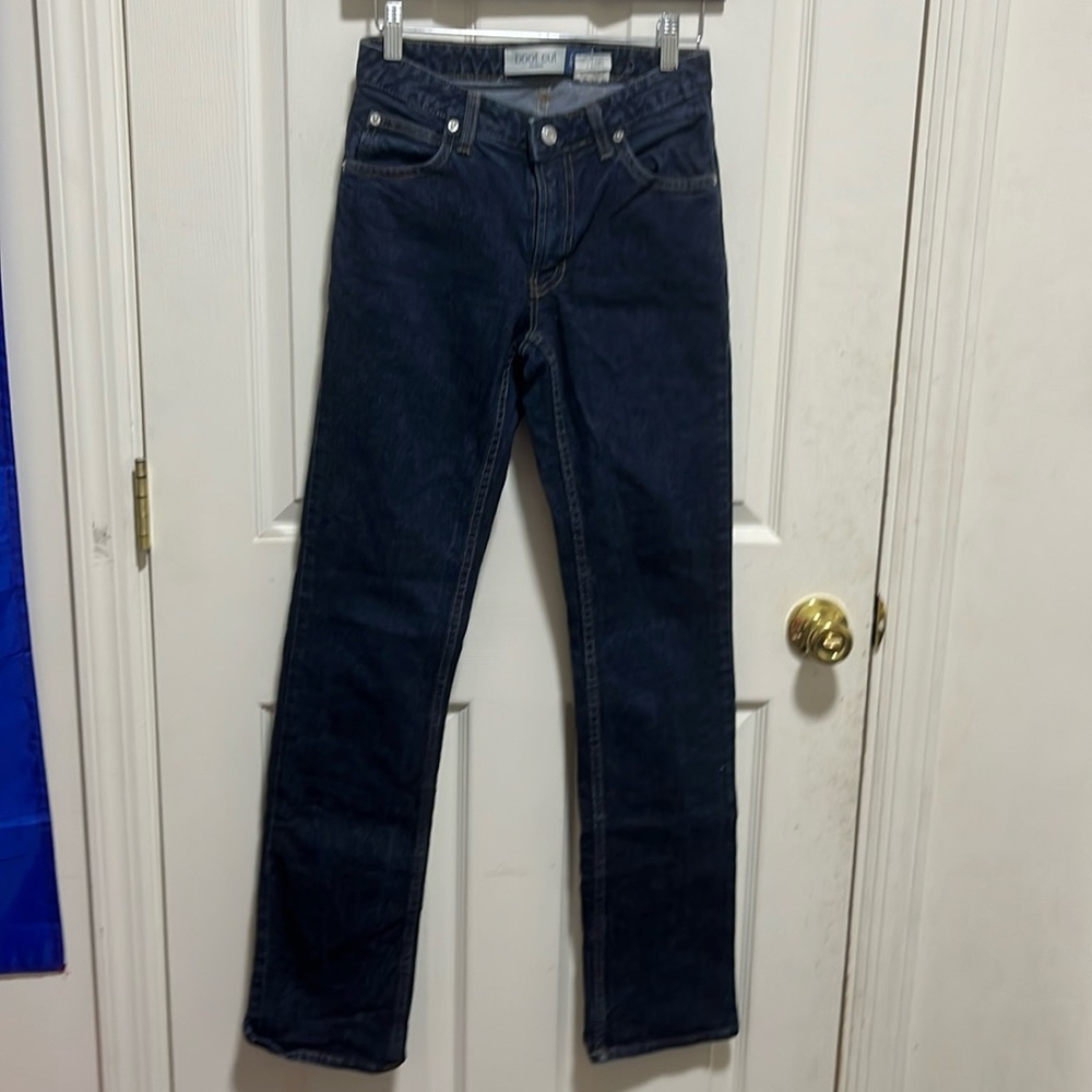 Vintage Gap Dark Wash Boot Cut Long Stretch Jeans